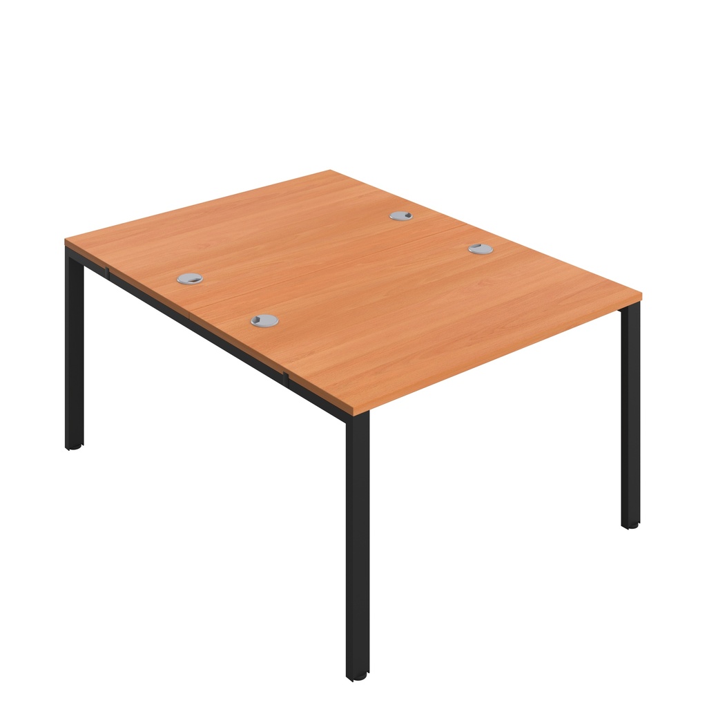 CB Bench with Cable Ports: 2 Person (FSC) | 1200 x 800 | Beech/Black | 