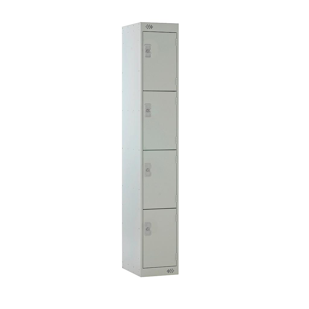 4 Door Locker 300X300X1800 Light Grey Door