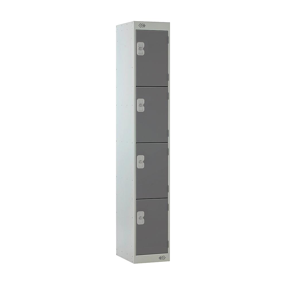 4 Door Locker 300X300X1800 Dark Grey Door