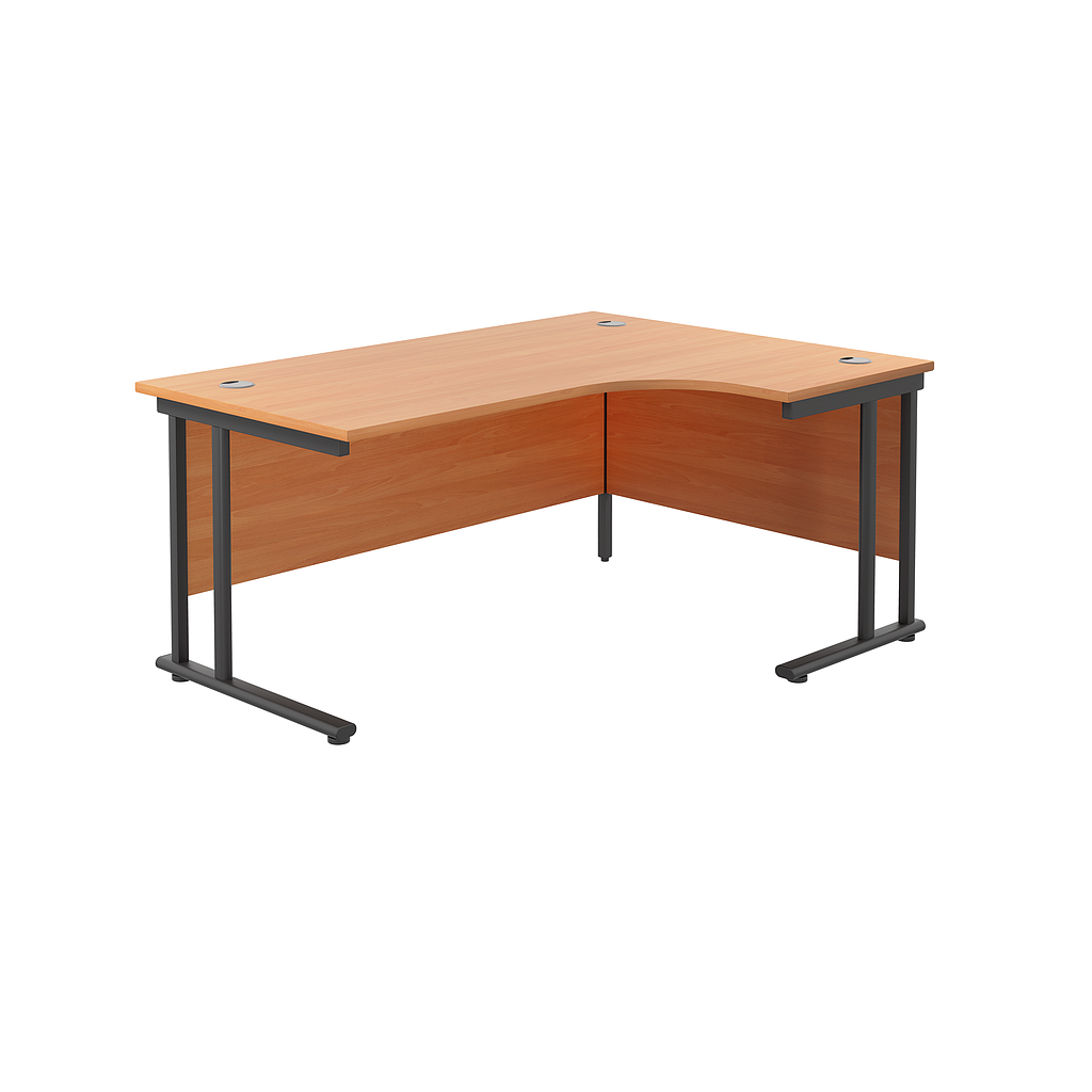 Twin Upright Radial Desk (FSC)