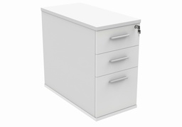 [COREDH3800WHT] Desk High Office Storage Unit (FSC) | 800 Deep | Arctic White