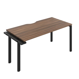 [CB1680CODWBK/1PX] CB Bench Extension with Cut Out: 1 Person (FSC) | 1600 x 800 | Dark Walnut/Black | 