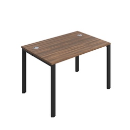 [CB1280CPDWBK/1P] CB Bench with Cable Ports: 1 Person (FSC) | 1200 x 800 | Dark Walnut/Black | 