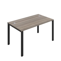 [CB1480CPGOBK/1P] CB Bench with Cable Ports: 1 Person (FSC) | 1400 x 800 | Grey Oak/Black | 