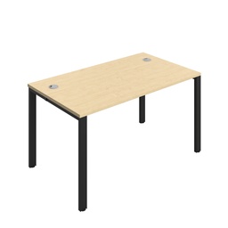 [CB1480CPMABK/1P] CB Bench with Cable Ports: 1 Person (FSC) | 1400 x 800 | Maple/Black | 