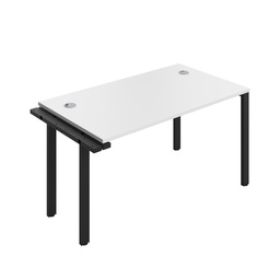 [CB1480CPWHBK/1PX] CB Bench Extension with Cable Ports: 1 Person (FSC) | 1400 x 800 | White/Black | 