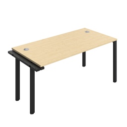 [CB1680CPMABK/1PX] CB Bench Extension with Cable Ports: 1 Person (FSC) | 1600 x 800 | Maple/Black | 